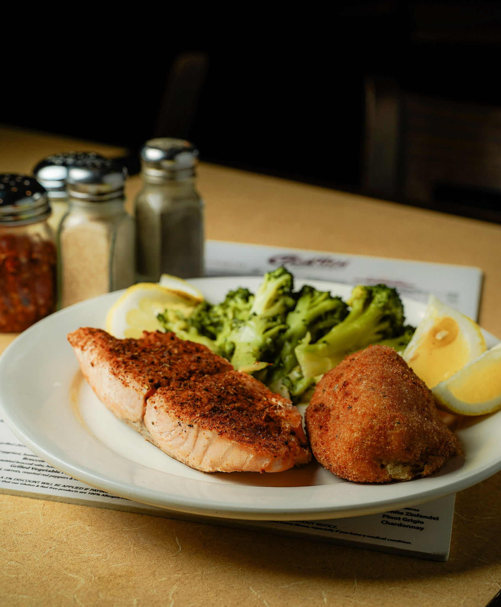 Baked Filet of Sole Oreganata